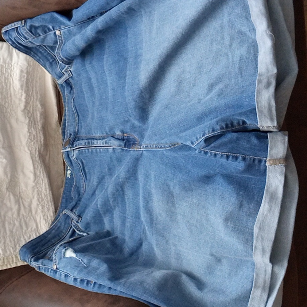 2/$25.00 A.N.A High-Rise Midi Shorts Size 30W